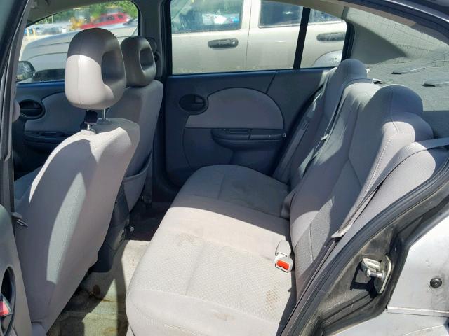 1G8AJ52F55Z148173 - 2005 SATURN ION LEVEL SILVER photo 6