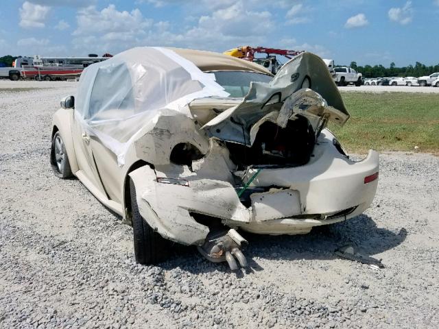 3VWRF31YX9M404412 - 2009 VOLKSWAGEN NEW BEETLE ყვითელი ფოტო 3