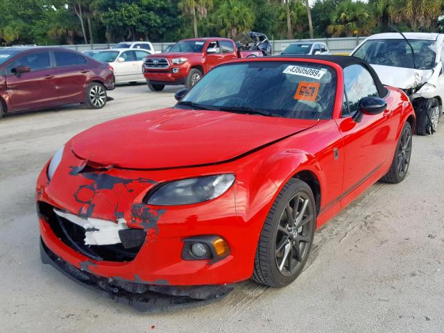 JM1NC2LF8F0242472 - 2015 MAZDA MX-5 MIATA RED photo 2