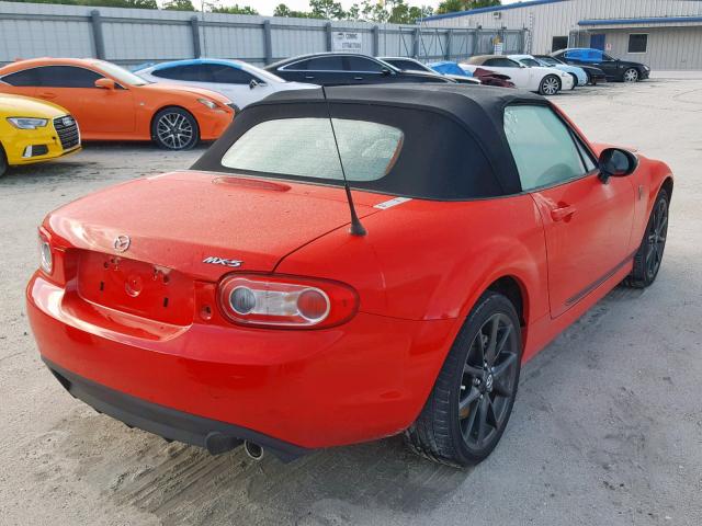 JM1NC2LF8F0242472 - 2015 MAZDA MX-5 MIATA RED photo 4