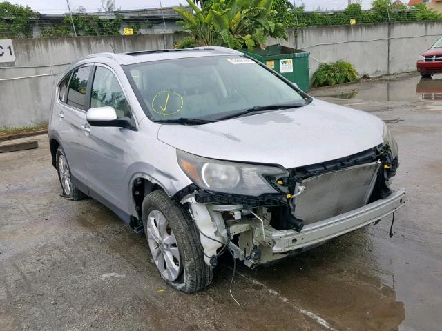 5J6RM3H76DL006026 - 2013 HONDA CR-V EXL SILVER photo 1