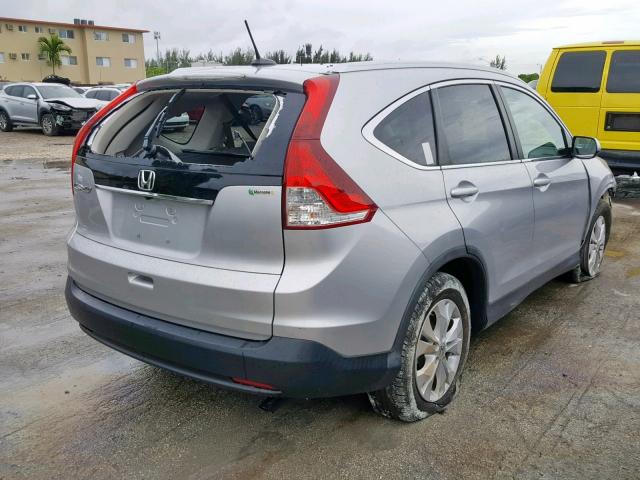 5J6RM3H76DL006026 - 2013 HONDA CR-V EXL SILVER photo 4