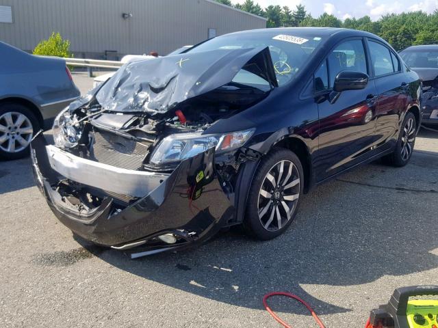 2HGFB2F93FH509088 - 2015 HONDA CIVIC EXL 黑色 照片 2