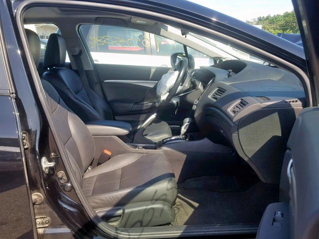 2HGFB2F93FH509088 - 2015 HONDA CIVIC EXL 黑色 照片 5
