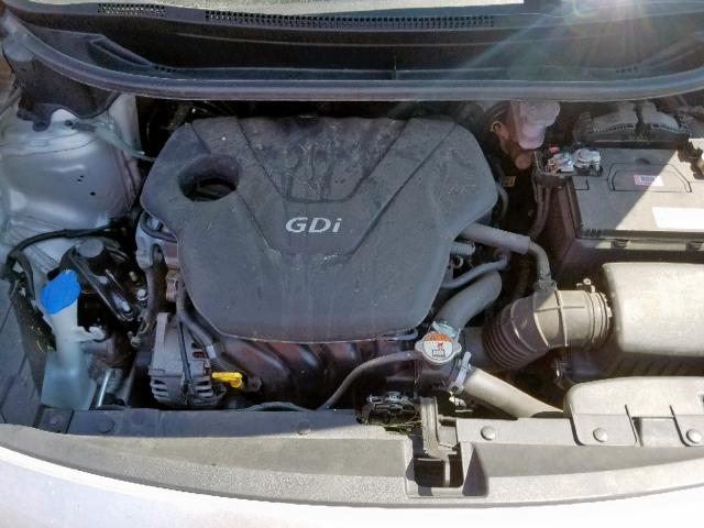 KNADN4A37F6468619 - 2015 KIA RIO EX SILVER photo 7