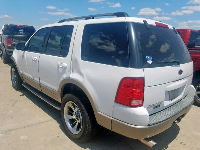 1FMZU64K93UB22424 - 2003 FORD EXPLORER E WHITE photo 3