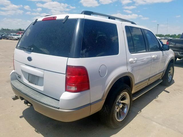 1FMZU64K93UB22424 - 2003 FORD EXPLORER E WHITE photo 4