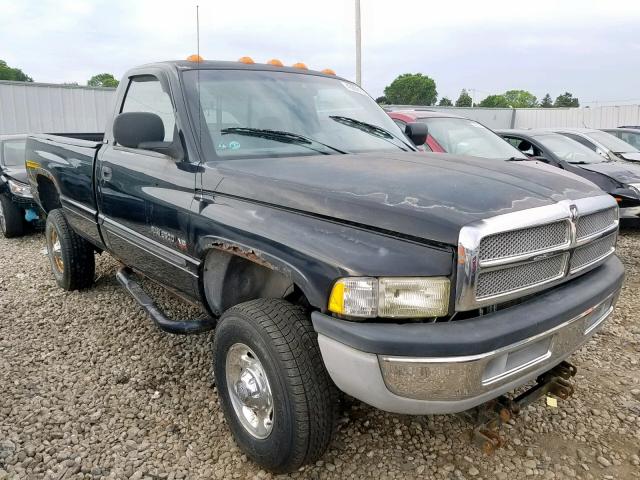 3B7KF26ZX1M289993 - 2001 DODGE RAM 2500 BLACK photo 1