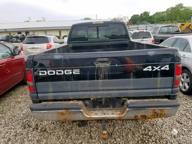 3B7KF26ZX1M289993 - 2001 DODGE RAM 2500 BLACK photo 6