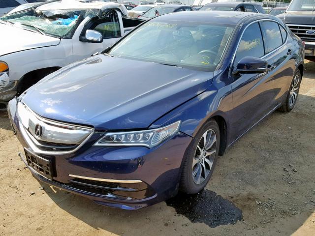 19UUB1F31FA011211 - 2015 ACURA TLX BLUE photo 2