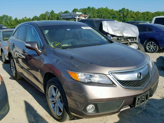 5J8TB3H59DL014431 - 2013 ACURA RDX TECHNO BROWN photo 1