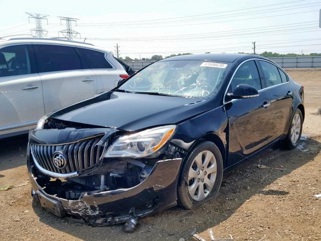 2G4GM5ER9E9205008 - 2014 BUICK REGAL PREM BLACK photo 2