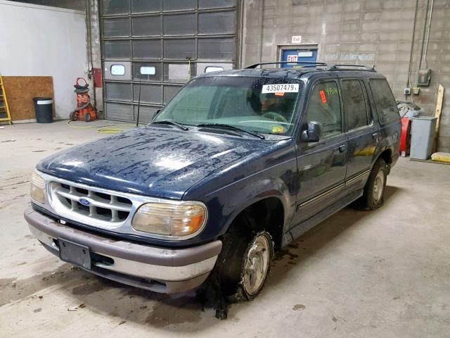 1FMDU34XXSZB45149 - 1995 FORD EXPLO XL BLUE photo 2