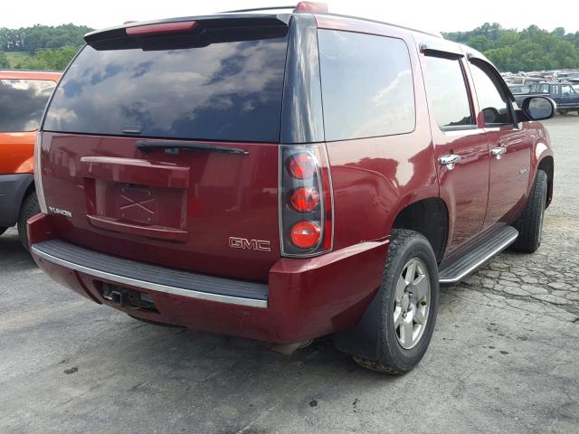 1GKFK63848J175354 - 2008 GMC YUKON DENA RED photo 4