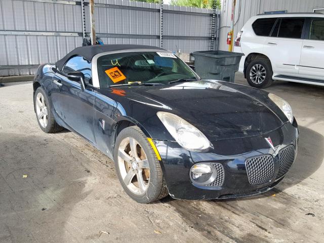 1G2MG35X08Y108141 - 2008 PONTIAC SOLSTICE G BLACK photo 1