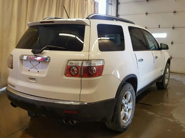 1GKER13708J119641 - 2008 GMC ACADIA SLE WHITE photo 4