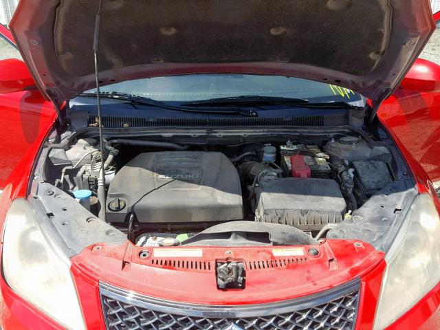 JS2RE9A58A6100634 - 2010 SUZUKI KIZASHI GT RED photo 7