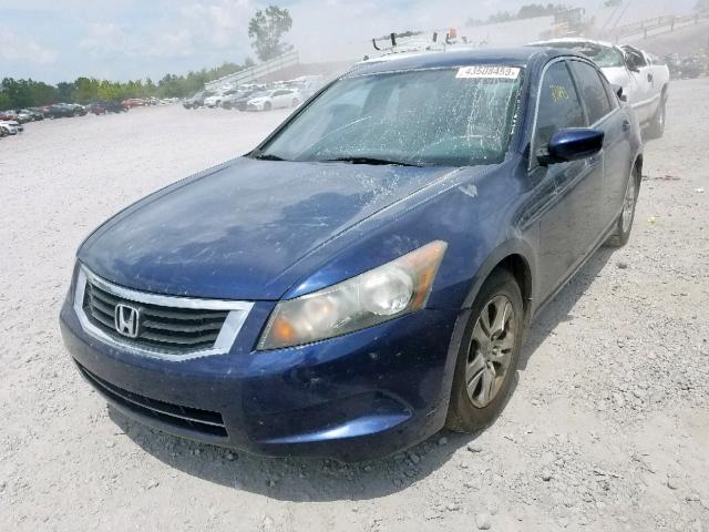 1HGCP26428A019445 - 2008 HONDA ACCORD LXP BLUE photo 2