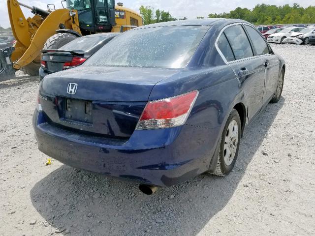 1HGCP26428A019445 - 2008 HONDA ACCORD LXP BLUE photo 4