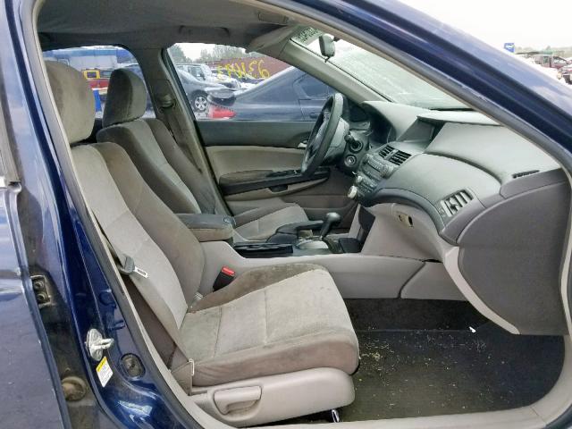 1HGCP26428A019445 - 2008 HONDA ACCORD LXP BLUE photo 5