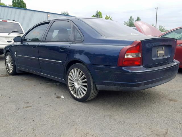 YV1TS91D921281090 - 2002 VOLVO S80 T6 TUR BLUE photo 3