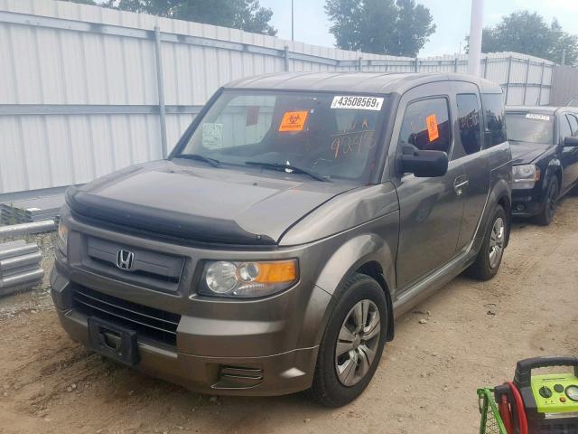 5J6YH18937L009248 - 2007 HONDA ELEMENT SC GREEN photo 2