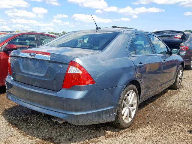 3FAHP0JA8CR197404 - 2012 FORD FUSION SEL GREEN photo 4