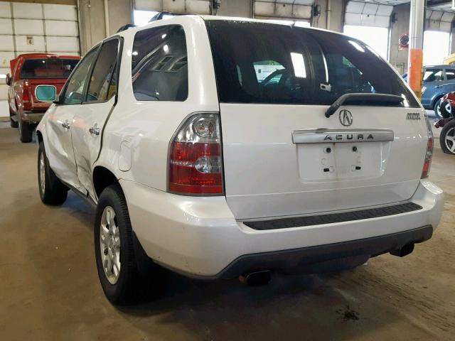 2HNYD18795H519432 - 2005 ACURA MDX TOURIN WHITE photo 3