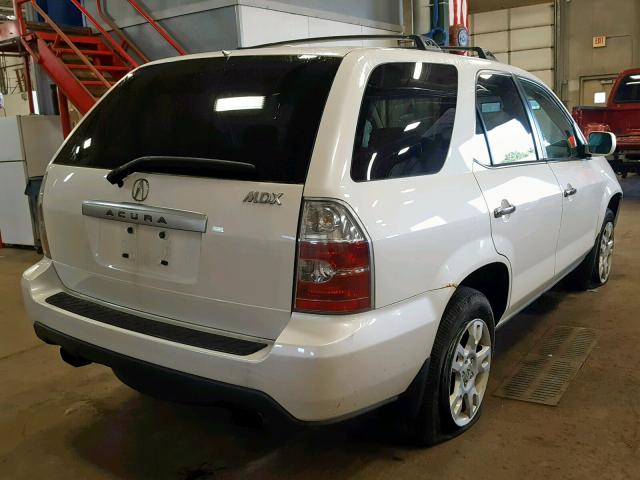 2HNYD18795H519432 - 2005 ACURA MDX TOURIN WHITE photo 4