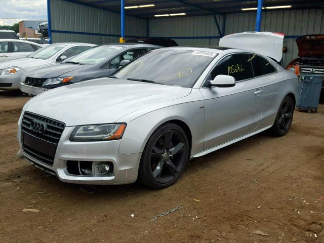 WAUWFAFR5BA004284 - 2011 AUDI A5 PRESTIG SILVER photo 2