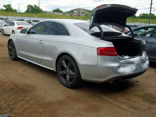 WAUWFAFR5BA004284 - 2011 AUDI A5 PRESTIG SILVER photo 3