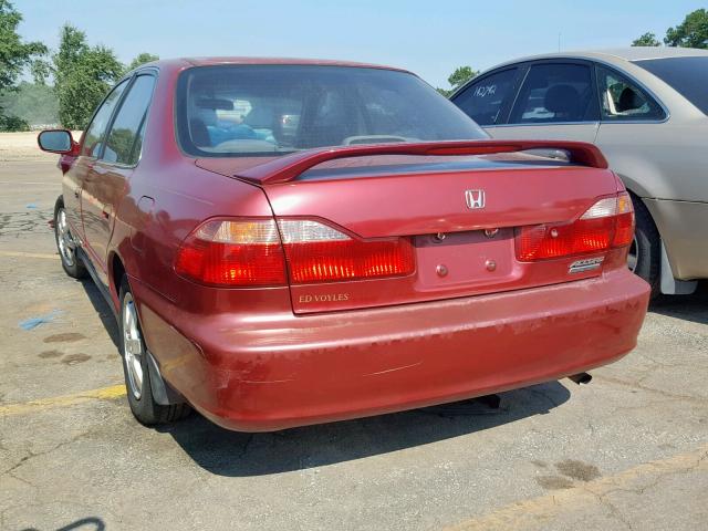 JHMCG5674YC028855 - 2000 HONDA ACCORD SE RED photo 3