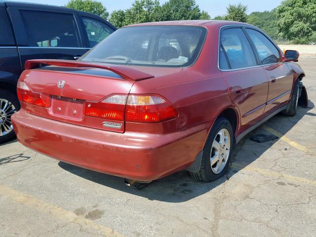 JHMCG5674YC028855 - 2000 HONDA ACCORD SE RED photo 4