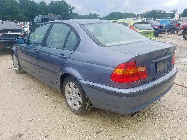 WBAEU33412PF65104 - 2002 BMW 325 XI BLUE photo 3