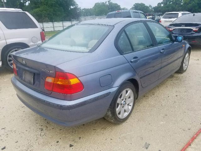 WBAEU33412PF65104 - 2002 BMW 325 XI BLUE photo 4