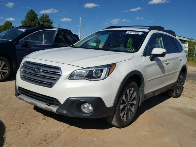 4S4BSENC1G3245638 - 2016 SUBARU OUTBACK 3. WHITE photo 2