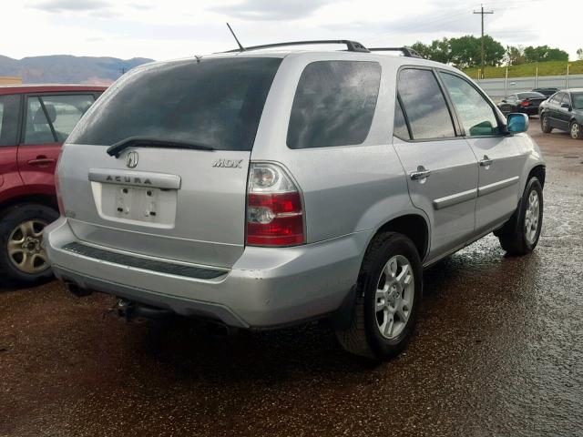 2HNYD18854H505048 - 2004 ACURA MDX TOURIN SILVER photo 4