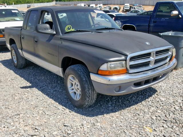 1B7HL2AN11S284602 - 2001 DODGE DAKOTA QUA BLACK photo 1