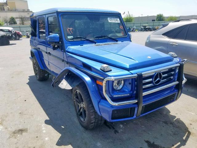 WDCYC3KFXHX273716 - 2017 MERCEDES-BENZ G 550 BLUE photo 1