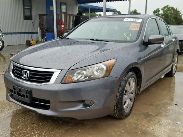 1HGCP36829A014739 - 2009 HONDA ACCORD EXL GRAY photo 2