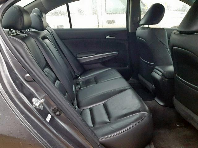 1HGCP36829A014739 - 2009 HONDA ACCORD EXL GRAY photo 6