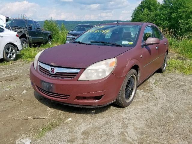 1G8ZS57N88F136024 - 2008 SATURN AURA XE BROWN photo 2