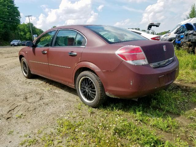 1G8ZS57N88F136024 - 2008 SATURN AURA XE BROWN photo 3