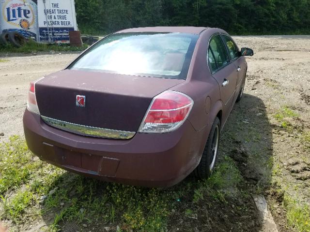 1G8ZS57N88F136024 - 2008 SATURN AURA XE BROWN photo 4