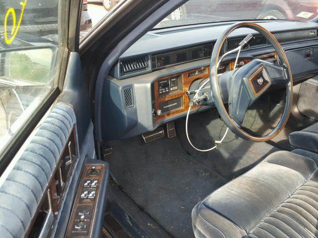 1G6CH238XG4331631 - 1986 CADILLAC FLEETWOOD BLUE photo 9