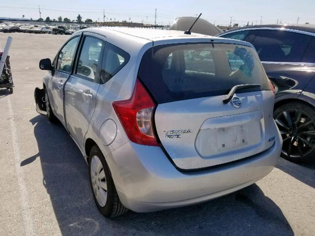 3N1CE2CP2EL394553 - 2014 NISSAN VERSA NOTE SILVER photo 3