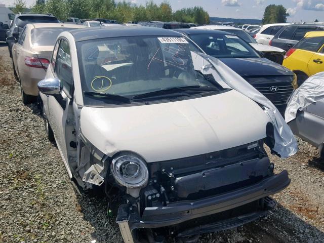 3C3CFFCH4JT524342 - 2018 FIAT 500 LOUNGE WHITE photo 9