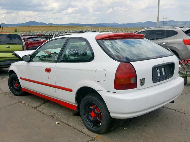 2HGEJ6323TH121433 - 1996 HONDA CIVIC CX WHITE photo 3