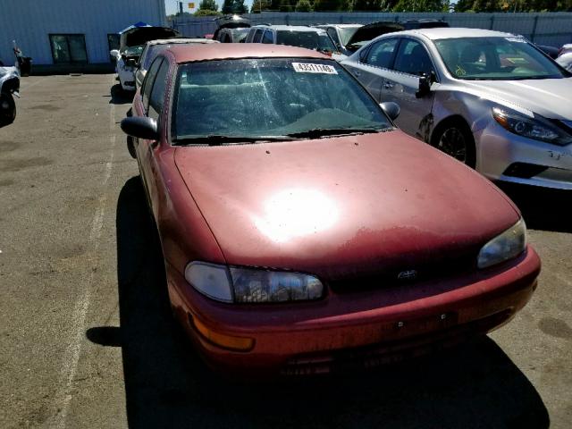 1Y1SK5361PZ033445 - 1993 GEO PRIZM BASE 红色 照片 1