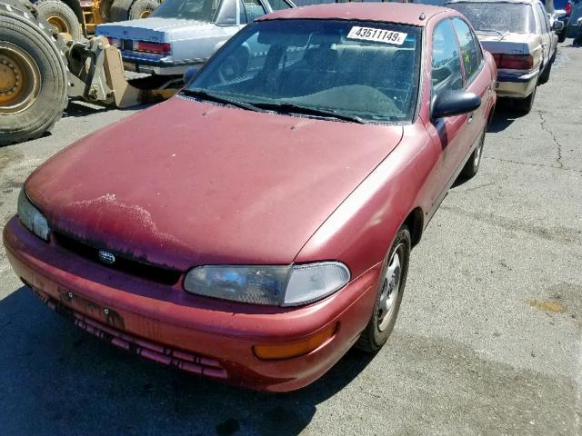 1Y1SK5361PZ033445 - 1993 GEO PRIZM BASE 红色 照片 2